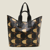 Carryall Large Tote – Spot Square Mocha