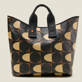 Carryall Large Tote – Spot Square Mocha
