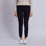 Clodagh Skinny Leg Pullup Trouser - Black