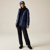 Orla Mid Length Waterproof Jacket – Wiggle Blue & Dark Olive  