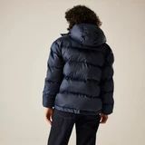 Orla Padded Jacket – Navy & Frilly Flower Blue  
