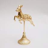 Resin Running Deer with  Base