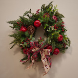 Luxury Red Apple Wreath - 58cm