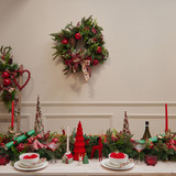 Luxury Red Apple Wreath - 58cm