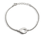 Silver Buíochas Go Deo "Gratitude Forever" Single Bracelet