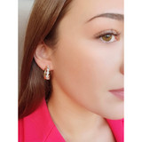 Gold Double Hoop Earrings