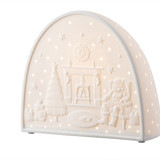 Santa by the Fire Luminaire