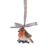 Glitter Robin Hanging Ornament
