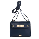 Moritz Mini Crossbody Bag with Buckle Detail – Navy