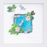 Rebeka Kahn 'Tranquility' 26cm x26cm