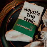 Ladies What's The Craic Socks - White