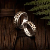 Gold & Silver Ladies Claddagh Band