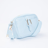 Emily Square Shape Crossbody With Quilting – Blue