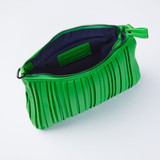 Armadillo Pleat Crossbody – Green