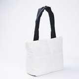 Coco Quilt Tote – Cream
