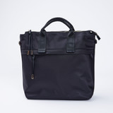 Elsa Smooth Nylon Backpack – Black