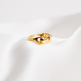 Gold Ireland Map & Claddagh Gift Set
