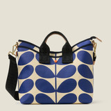 Solid Stem Indigo Carrygrab Bucket Bag
