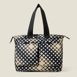Flower Galaxy Midnight Axis Tote
