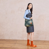 Flower Galaxy Midnight Area Hobo Crossbody