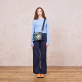 Flower Galaxy Midnight Quadrant Crossbody