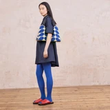 Solid Stem Indigo Classic Shoulder Bag