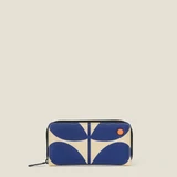 Solid Stem Indigo Forget Me Not Wallet