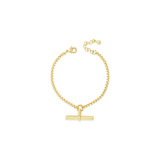 Gold Classic T-Bar Bracelet