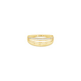 Gold Polished & Stone-Set Bangle
