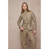 Nicole Tweed Jacket - Caramel Check