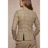 Nicole Tweed Jacket - Caramel Check