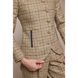 Nicole Tweed Jacket - Caramel Check