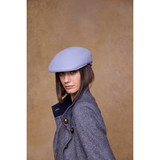 Galway Felt Flat Cap - Bluebell