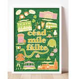 Céad Míle Fáilte A4 Framed Print