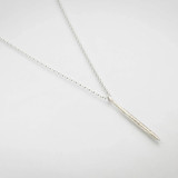 Síoda Sterling Silver Long Drop Pendant