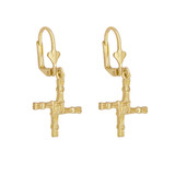 Gold Plated St. Brigid's Cross Earrings