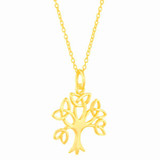 Gold Celtic Tree of Life Necklace