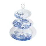 Archive Blue Three Tier Cake Stand
