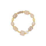 Champagne Beaded Bracelet