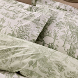 Braysmith Toile Quilt Set - Olive Green