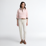 Cynthia Half Zip Sweatshirt - Pink Blush 