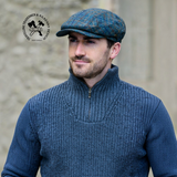Kerry Cap - Blue & Brown Check