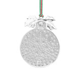 Clear & Red Stone Bauble Christmas Tree Decoration