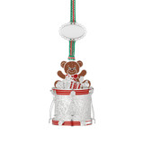 Drum with Teddy Bear Christmas Tree Decoration