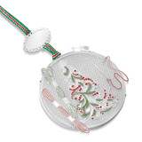 Embroidery Hoop Christmas Tree Decoration