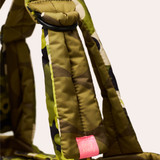 Puffy Reversible Tote - Solid Stem Khaki & Fern 
