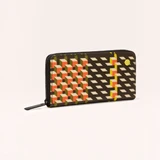 Forget Me Not Wallet - Cubic Check Cocoa 