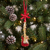 Pearl Guitar Christmas Decoration 
