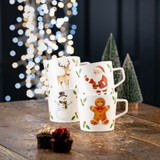 Christmas Characters Mugs – Set of 4