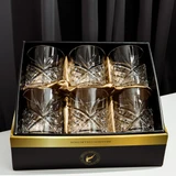 Killarney Crystal Trinity Set of 6 Whiskey Glasses_10003